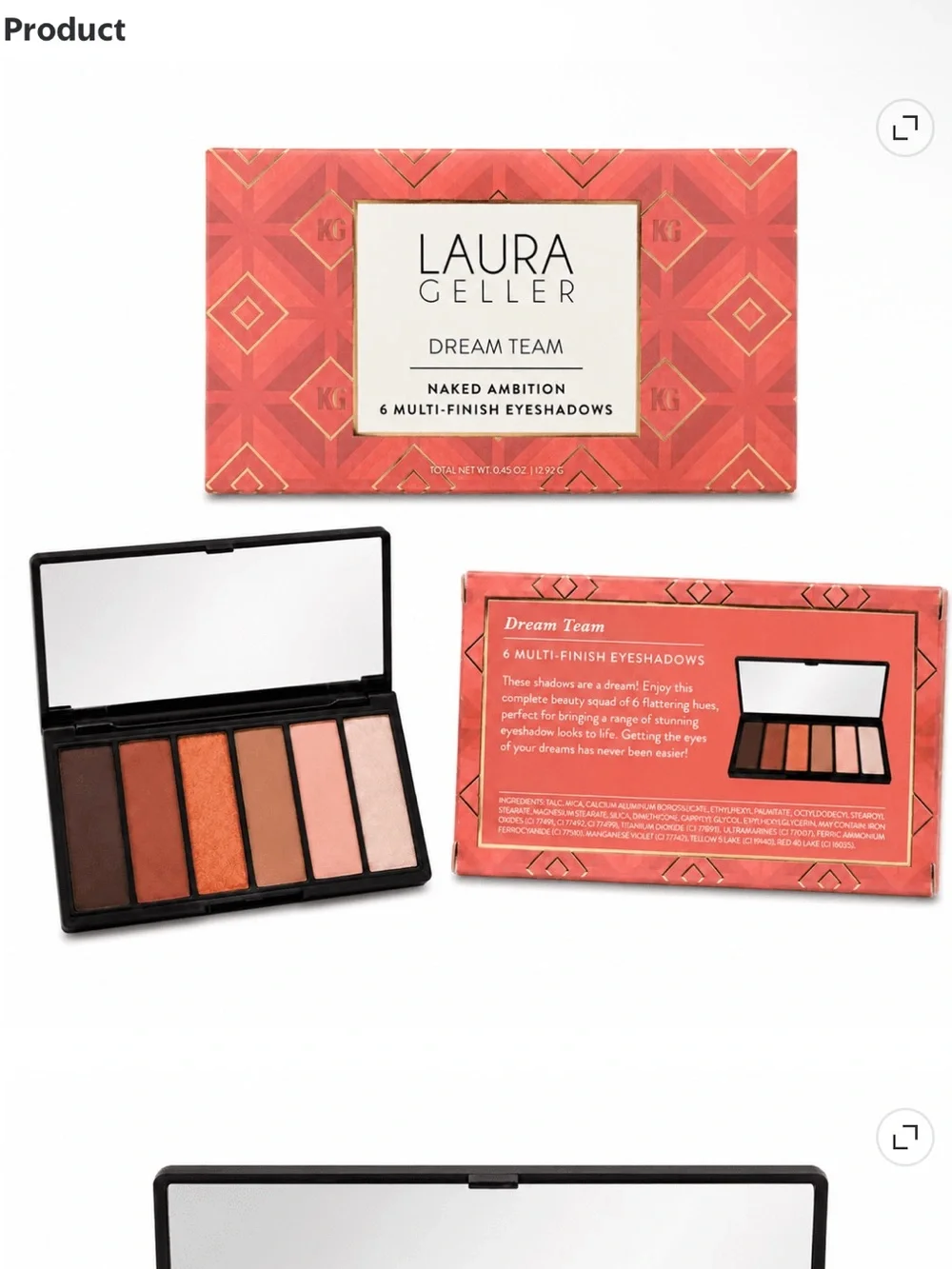 Laura Geller Dream Team Naked Ambition Eyeshadow Palette